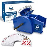 HELDENGUT® geliebte Kartenmischmaschine Uno, Poker, Skip Bo &amp; viele weitere Karten - Mischmaschine für die perfekte Mischpause - Kartenmischer manuell für Kinder, Erwachsene &amp; Großeltern
