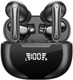 Kopfhörer Kabellos Bluetooth 5.3, In Ear mit 4 ENC Mikrofon Bluetooth Kopfhörer, 40 Std Stereo Kabellose Kopfhörer Noise Cancelling Earbuds, USB-C, IP7 Wasserdicht Ohrhörer für Arbeit Reisen Sport