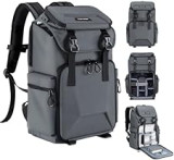 K&F Concept Kameratasche für Fotografen, Reisetasche für Stativ, Kameraobjektiv, Zubehör mit Laptopfach und Regenschutz, wasserdichte, multifunktionale Kamerataschen für DSLR-Kameras