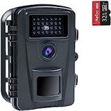 COOLIFE 28MP 1520P HD Wildkamera IP66 Wasserdicht Wildtierkamera 940nm IR LEDs Wildkamera mit Bewegungsmelder Nachtsicht 0,2s Schnelle Trigger Geschwindigkeit Nachtsicht Wildkamera 32G Speicherkarte
