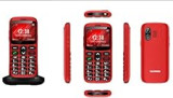 TELEFUNKEN Mobile S520 Seniorenhandy (Tastenhandy, GPS- und WiFi-Lokalisierung, SOS-Taste, Freisprechfunktion, UKW-Radio, Kamera) rot