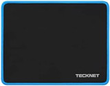 TECKNET Mauspad, 28 x 21 cm Gaming Mousepad mit Wasserdicht und Rutschfester Gummi für PC-Büro, Arbeit, Gaming, Studium, Laptop, Computer, Zuhause-Schwarz