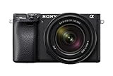 Sony Alpha 6400 | APS-C Spiegellose Kamera mit Sony 16-50mm f/3.5-5.6 Power-Zoom-Objektiv ( Schneller 0,02s Autofokus 24,2 Megapixel, 4K-Filmaufnahmen, neigbares Display für Vlogging), Schwarz